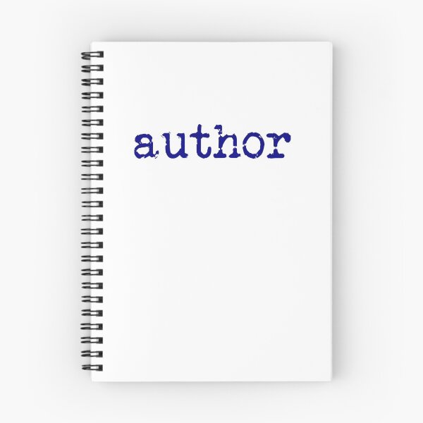 Item preview, author in navy designed and sold by TeaRoseWriter.