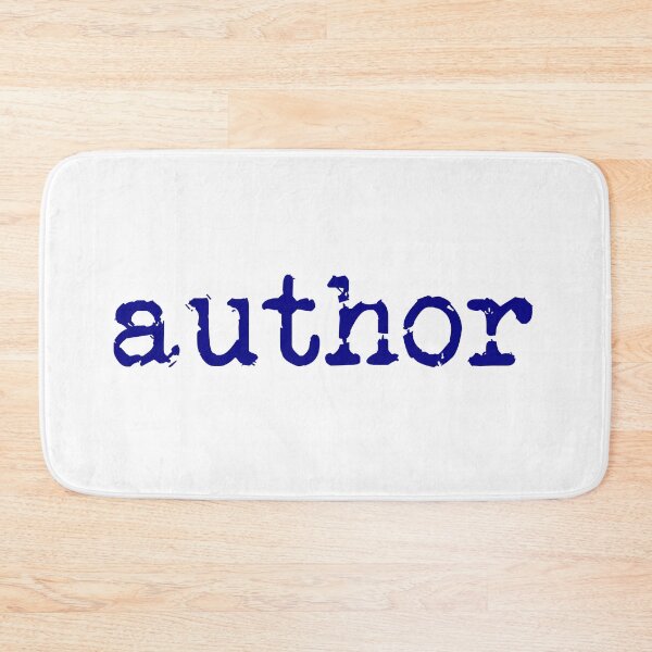 Item preview, author in navy designed and sold by TeaRoseWriter.
