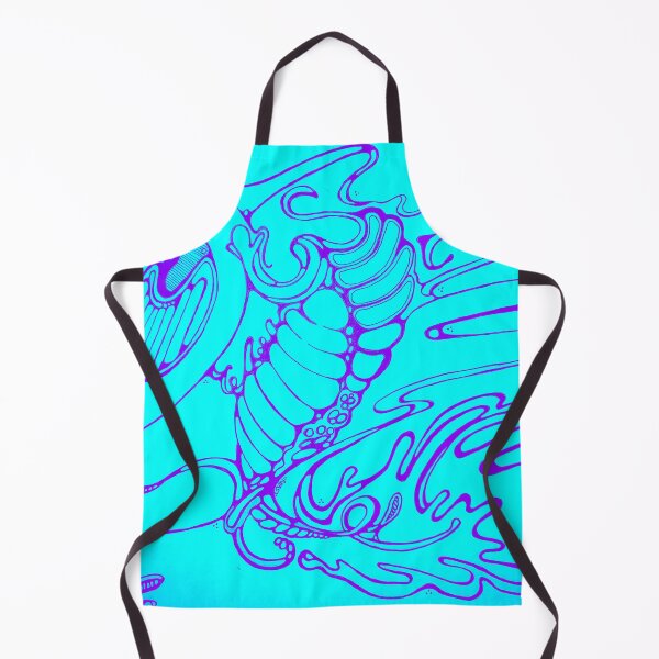 Artikelvorschau, Netter Aqua Lila unter Wasser-Einhorn-Tintenfisch entworfen und verkauft von iamstevivaughn.