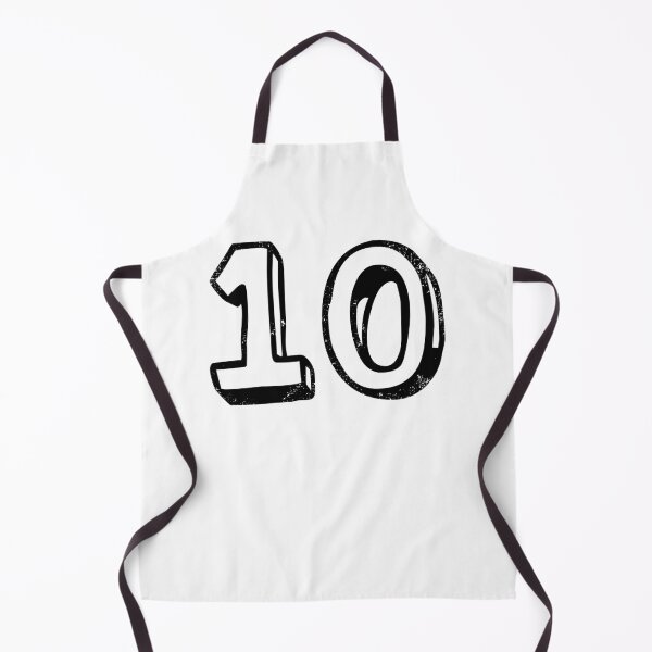 Item preview, Ten the number 10 in fun font for people who love ten designed and sold by PsychicCatStore.