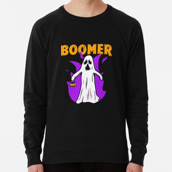 Halloween Boomer Shirt Lightweight Sweatshirt