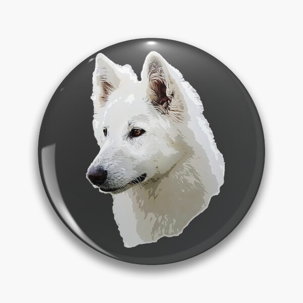 Item preview, White Swiss Shepherd Stunning White Dog designed and sold by ElegantCat.