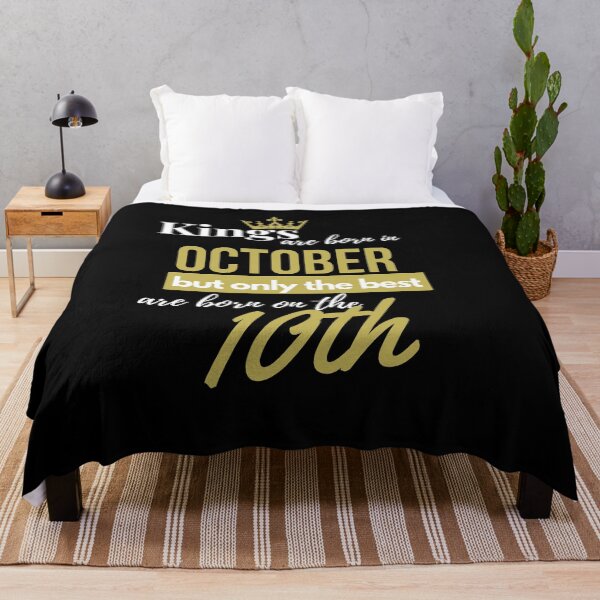 Item preview, Kings are born in October but only the best are born on October 10th designed and sold by S4PPHIRE-DES1GN.