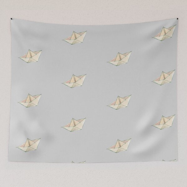 Item preview, just little boat - watercolor by Tizi Graphics designed and sold by TiziGraphics.