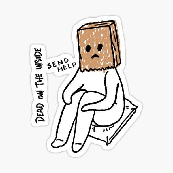 Artikel-Vorschau von Sad Tshirt - Tot auf der Innenkollektion, designt und verkauft von landrcreationz.