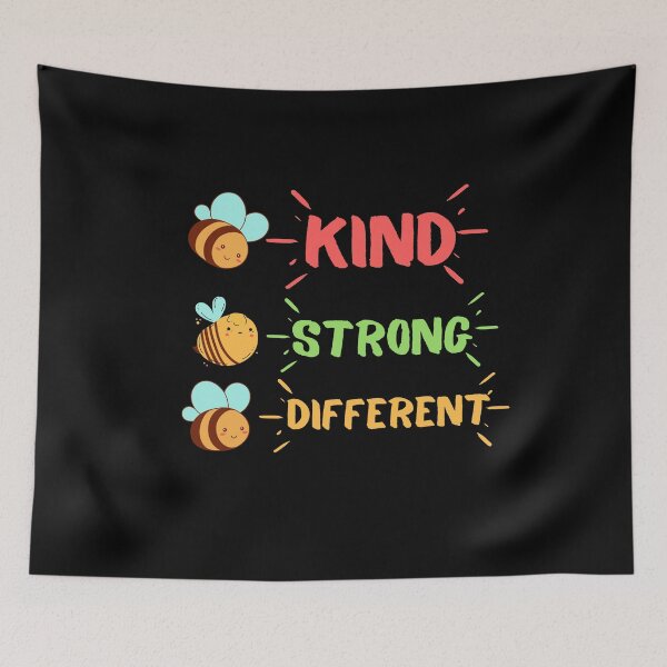 Item preview, Be Kind Be Strong Be Different designed and sold by Quadghouls.