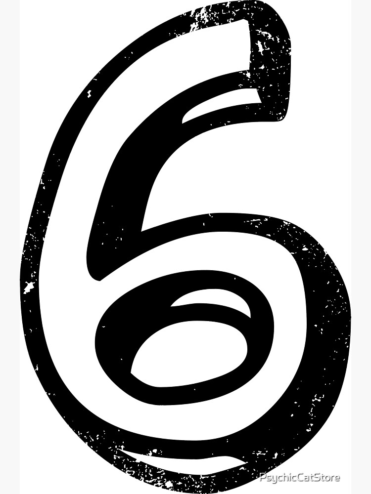 six-the-number-6-in-cute-fun-font-distressed-for-people-who-like-6