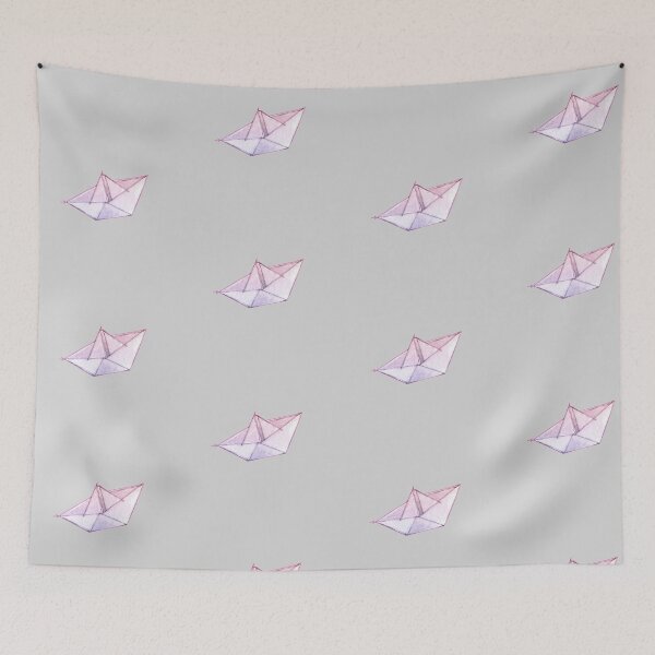 Item preview, just little boat - pink - watercolor by Tizi Graphics designed and sold by TiziGraphics.