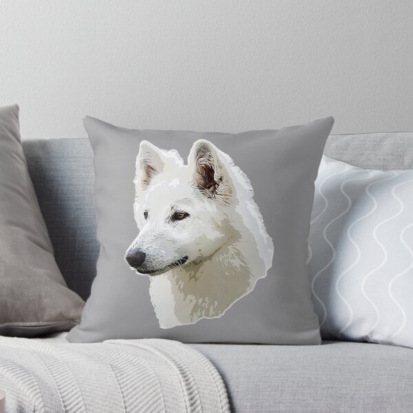 Item preview, White Swiss Shepherd Stunning White Dog designed and sold by ElegantCat.