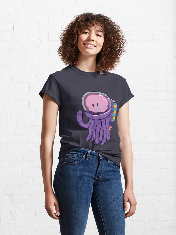 Alternate view of Cosmo the Space Jellyfish Classic T-Shirt
