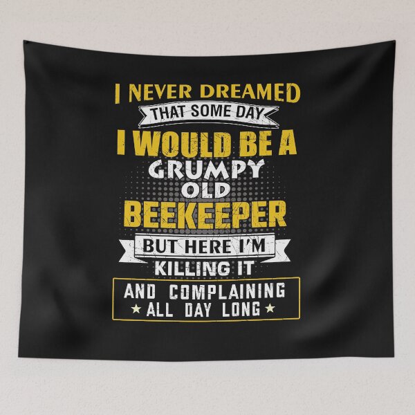 Item preview, Grumpy Old Beekeeper designed and sold by GeniusDesignArt.
