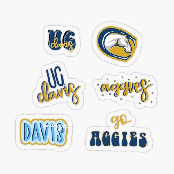 UCDavis Pack Transparent Sticker
