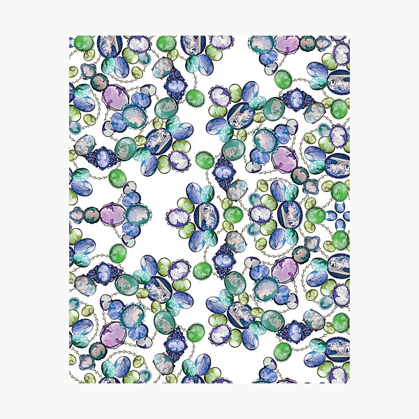 Cameo Burst Photographic Print