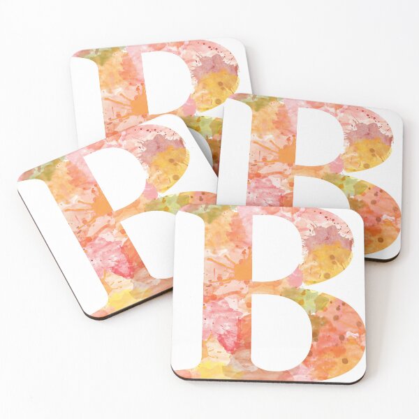 Item preview, B Monogram Initial Watercolour Autumnal designed and sold by Blissikins.