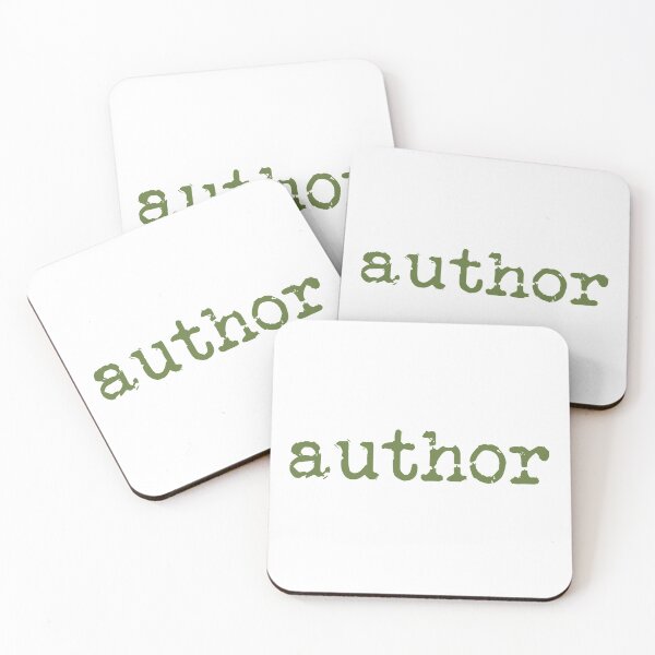 Item preview, author in military green designed and sold by TeaRoseWriter.