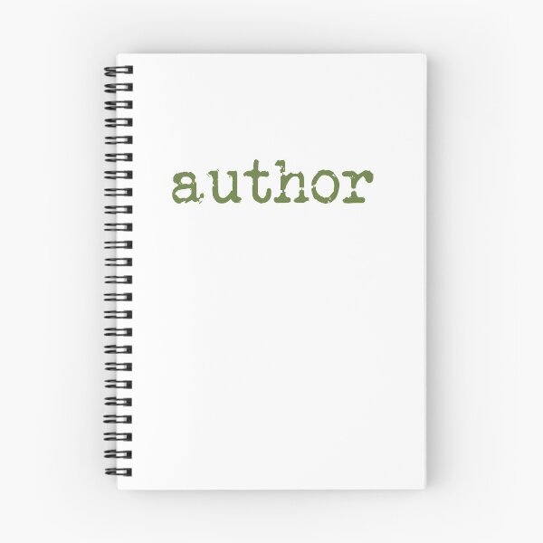 Item preview, author in military green designed and sold by TeaRoseWriter.
