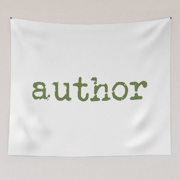 Item preview, author in military green designed and sold by TeaRoseWriter.