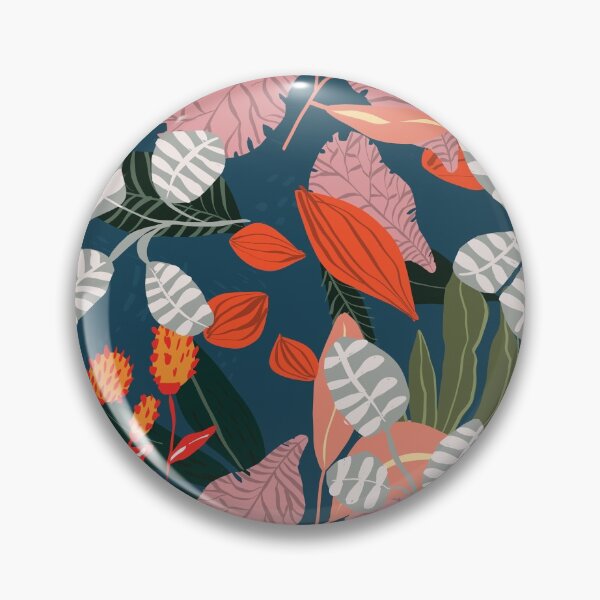 Item preview, Botanical pattern, flowers and leaves - organic design - trend colors Summer 2020/21 designed and sold by mundodealfonsa.