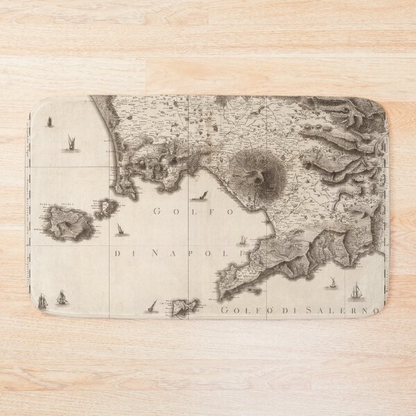 Item preview, 1794 Vintage Map of Napoli, Ischia, Procida, Capri, Salerno in Italy designed and sold by Gin  Neko.