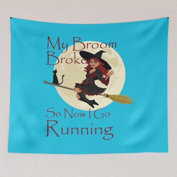 Item preview, My Broom Broke so now i go running designed and sold by amrmab.