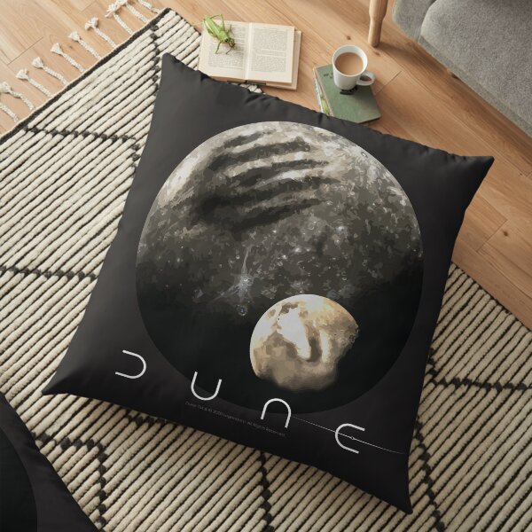 Dune Planets Art Design - Dune (2020 film) Floor Pillow