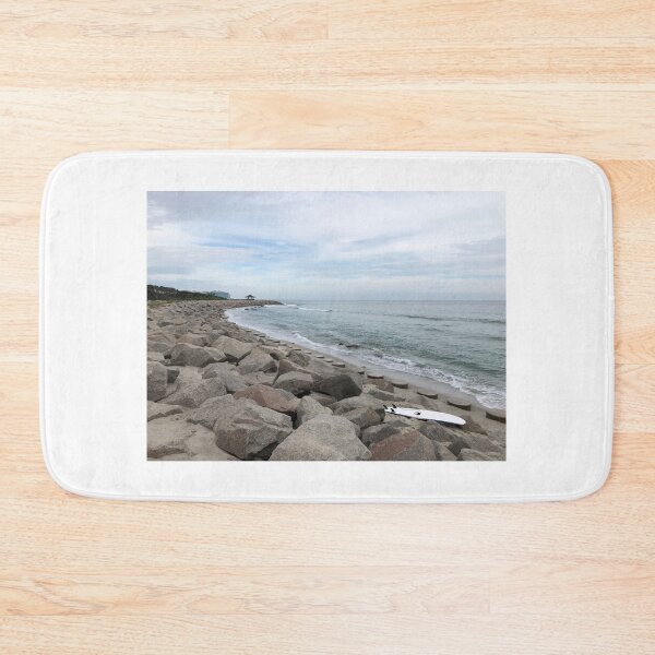 Item preview, Surfboard On The Rocks designed and sold by BaileyBirdDog.