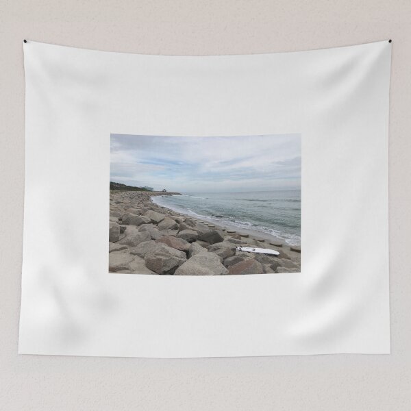 Item preview, Surfboard On The Rocks designed and sold by BaileyBirdDog.