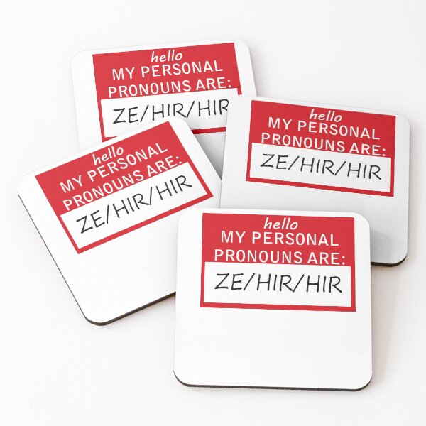 Item preview,  Personal Pronouns Ze Hir Hir designed and sold by Blissikins.