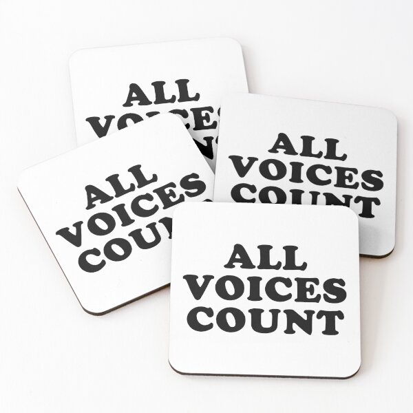 Item preview, ALL VOICES COUNT designed and sold by MadEDesigns.