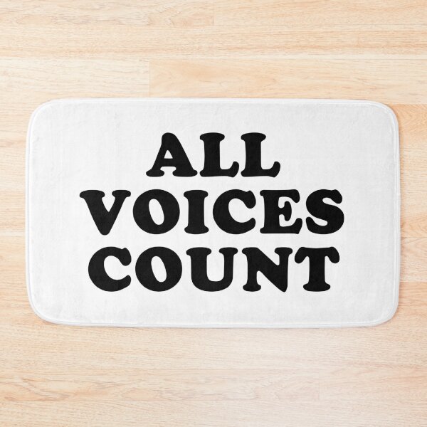 Item preview, ALL VOICES COUNT designed and sold by MadEDesigns.