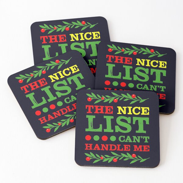 Item preview, The nice list can't handle me designed and sold by mmos.
