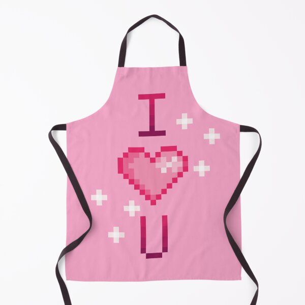 Item preview, I LOVE U pixel art designed and sold by aloetech.