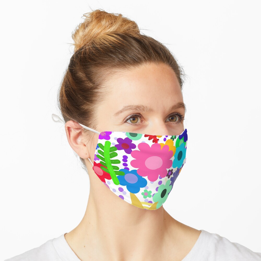 Garden of flowers Mask