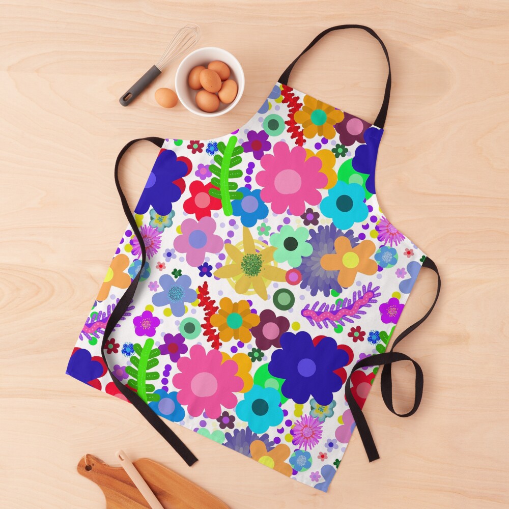 Garden of flowers Apron