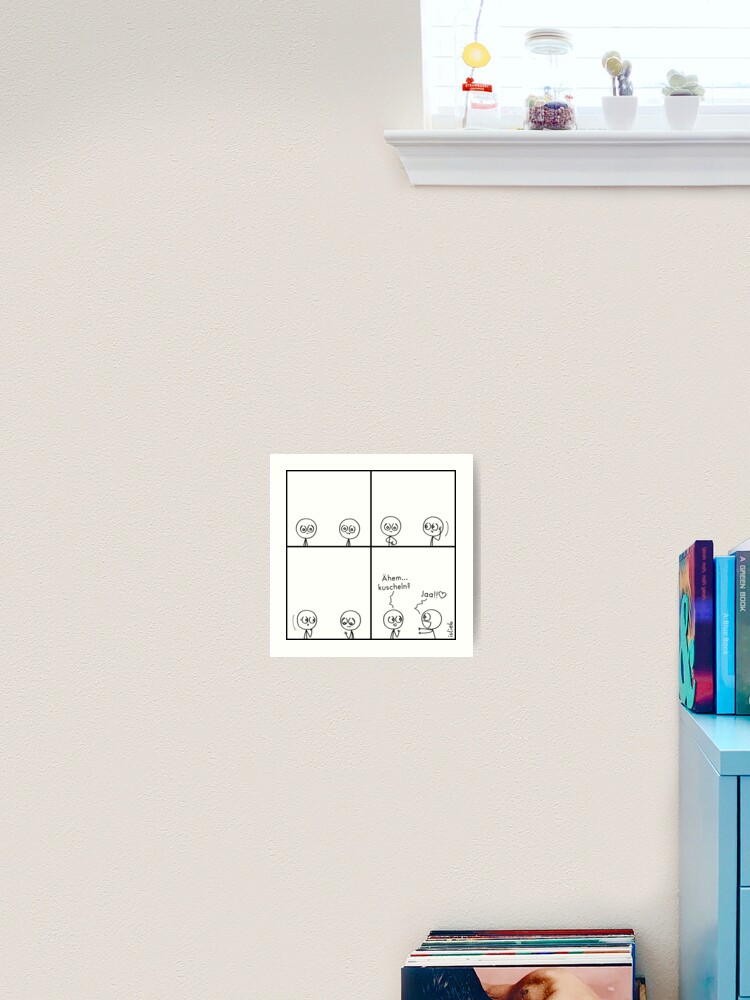 Thumbnail 1 von 3, Kunstdruck, Kuscheln designt und verkauft von islieb.