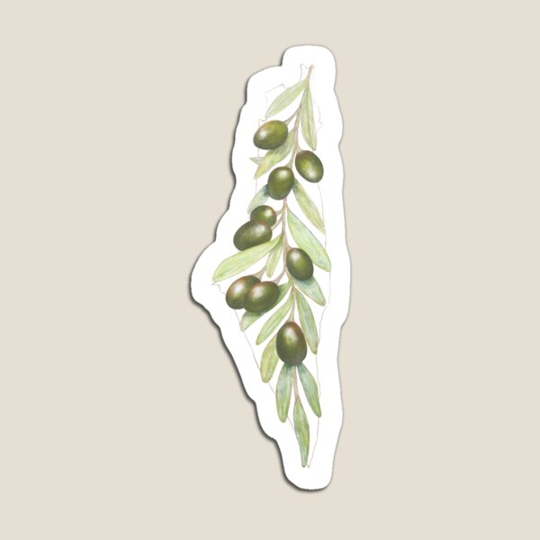 Item preview, Free Palestine - Palestinian Green Olives Map designed and sold by Serenesart.