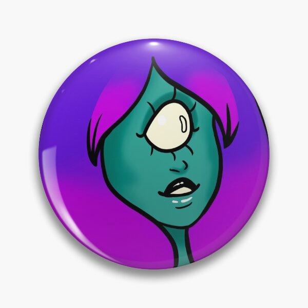 Item preview, Ombré Hair Cyclops Girl Stylized Illustration designed and sold by AlysonsStudio.