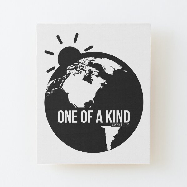 One of a kind Wood Mounted Print