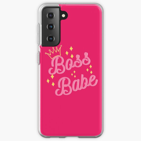 BossBabe Pink Samsung Galaxy Soft Case