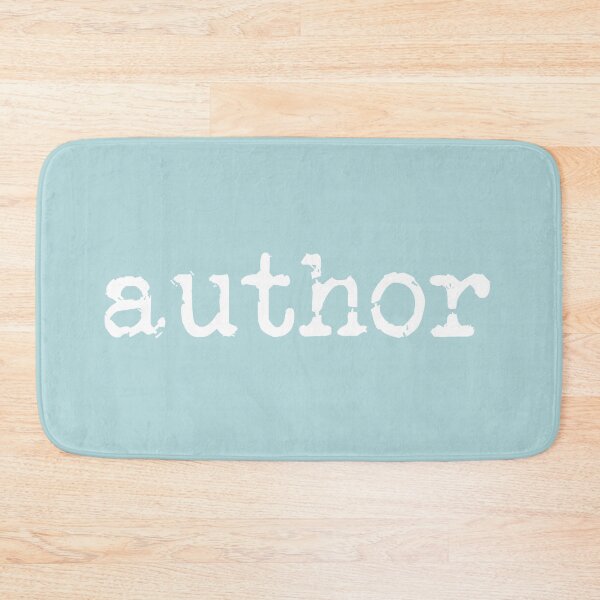 Item preview, author in white on sea green designed and sold by TeaRoseWriter.