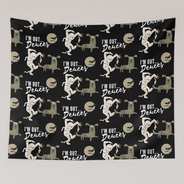 Item preview, Deuces Funny Mummy Scary Dog  designed and sold by Lifestylenoise.