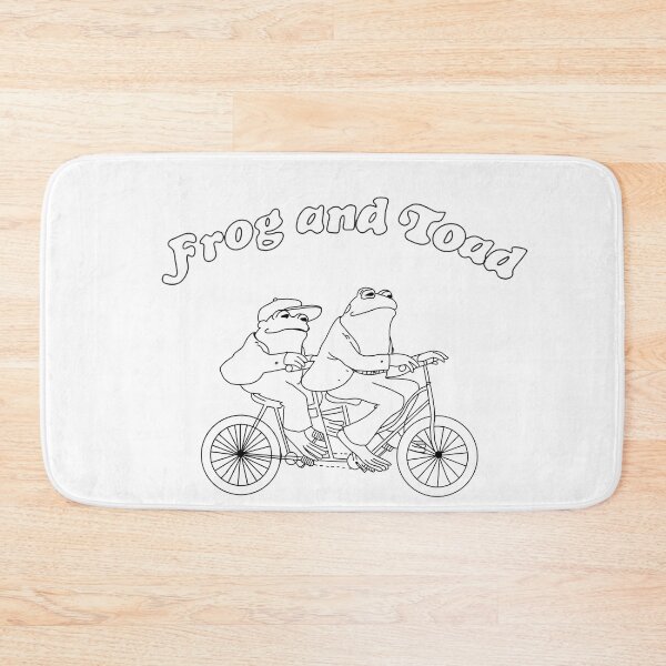 Item preview, FROG AND TOAD RIDING A BIKE - B/W designed and sold by krh327.