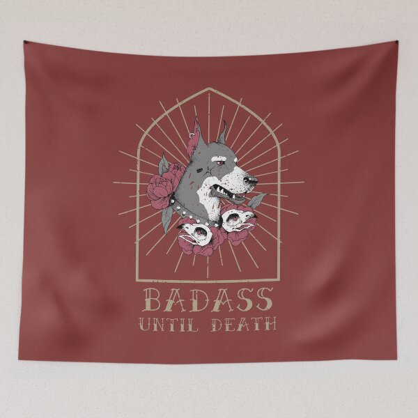 Item preview, Doberman, Badass Until Death designed and sold by Mocean-Art.