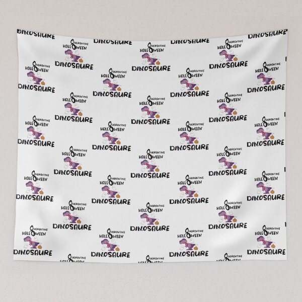 Item preview, Funny Quarantine Halloween Dinosaure T-Shirt designed and sold by hnini.