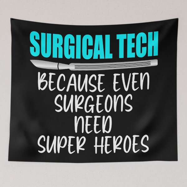 Item preview, Surgical Tech Funny Even Surgeons Need Heroes Scalpel designed and sold by SawDawDesigns.