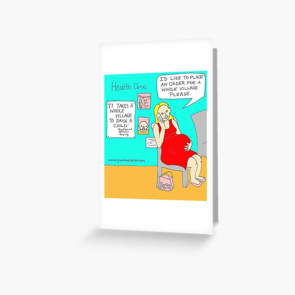Raise a child Greeting Card
