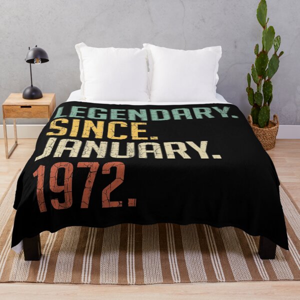 Item preview, Legendary Since January 1972 49th Birthday Gift 49 Years Old Vintage January 1972 designed and sold by Takatv.