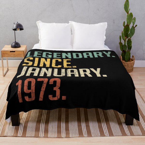 Item preview, Legendary Since January 1973 48th Birthday Gift 48 Years Old Vintage January 1973 designed and sold by Takatv.