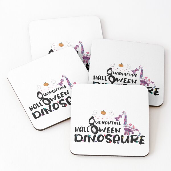 Item preview, Funny Quarantine Halloween Dinosaure T-Shirt designed and sold by hnini.