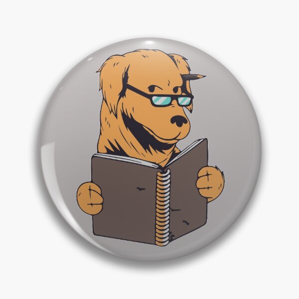 Item preview, Funny smart dog studying   designed and sold by Graphix-Space.